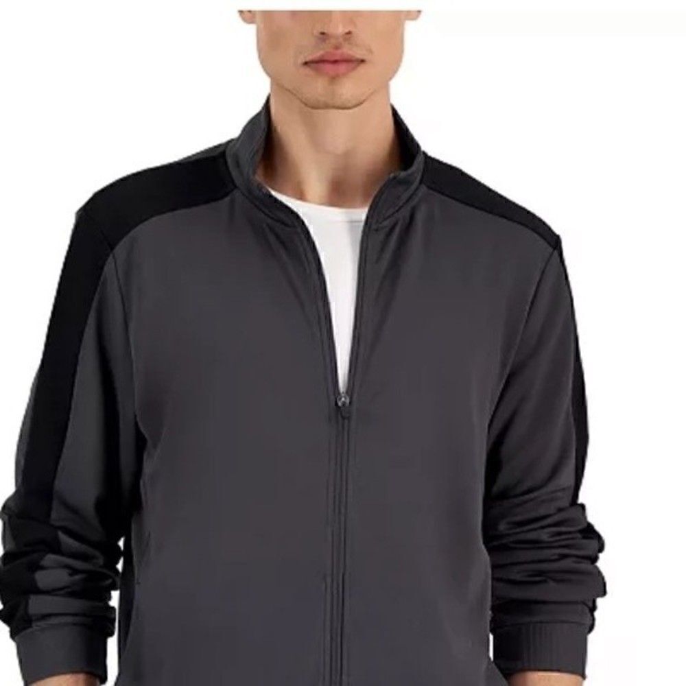 New ID Ideology Men's Size M Regular-Fit Moisture-Wicking Knit Jacket, XXL - Picture 4 of 4